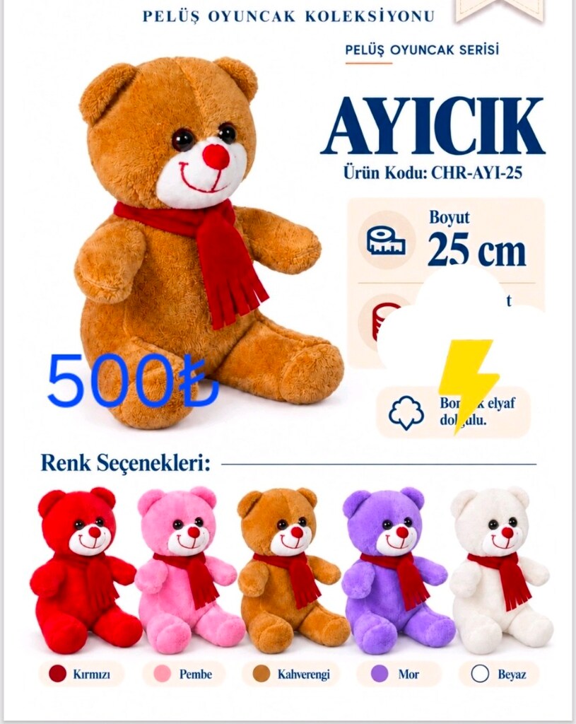 pelüş oyuncak 100tl 100 tl - 3
