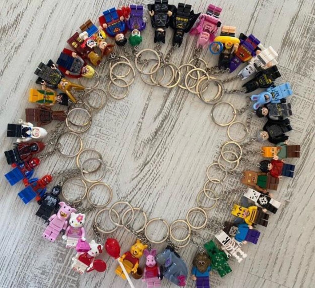 Lego Figürlü Anahtarlık Seti - 19