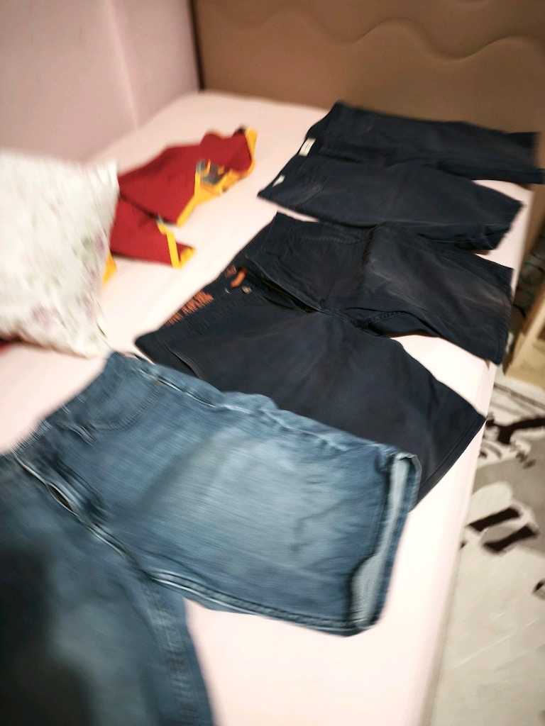 3 ADET M BEDEN UYUMLU KAPRİ PANTOLON - 2
