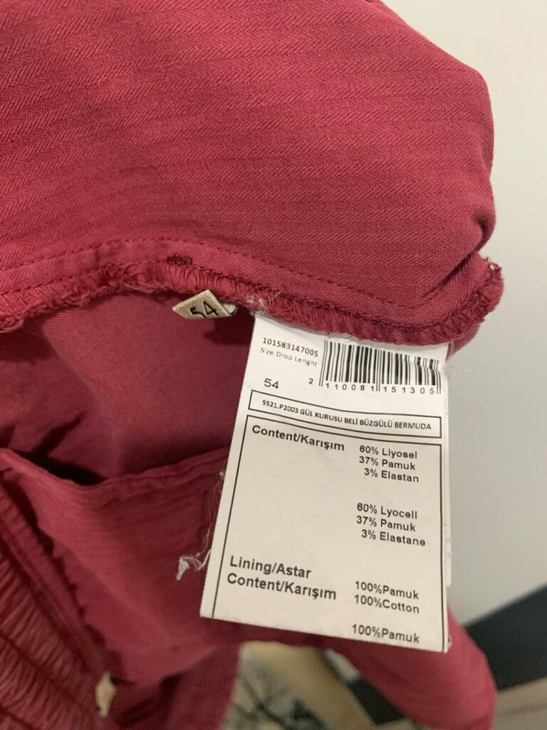 Beymen Collection 54 beden ince kot şort - 4