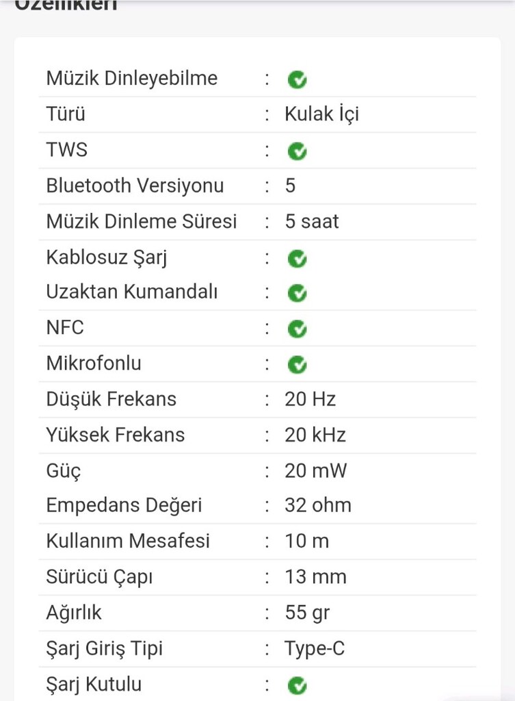 Omthings AirFree PodsTWS bluetooth kulaklık - 5