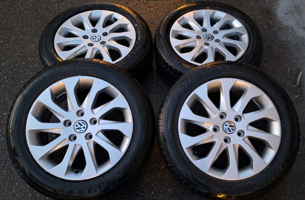 205 55 16 ORJİNAL JANT LASTİK TAKIMI JETTA CADDY GOLF AUDİ T4 SEAT - 6