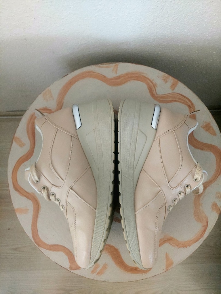 Kadın Bej renk Dolgu Topuklu Sneaker - 4