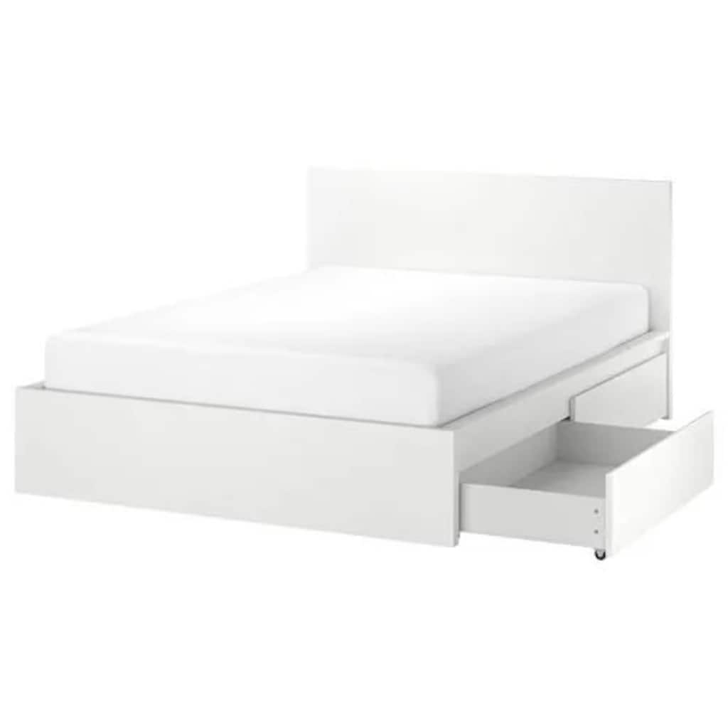 IKEA Malm Çekmeceli Karyola + Hövag Yatak 140x200 - 6