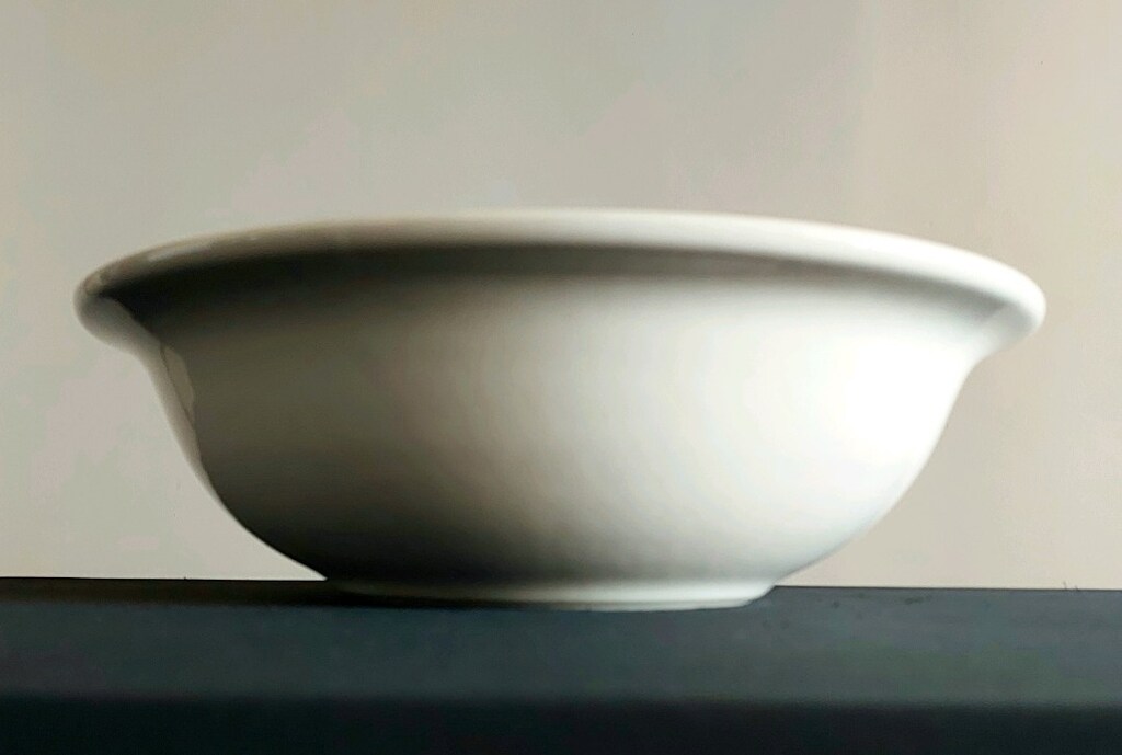 30 cm Büyük Beyaz Seramik Kase – Dekoratif ve Çok Amaçlı - 3