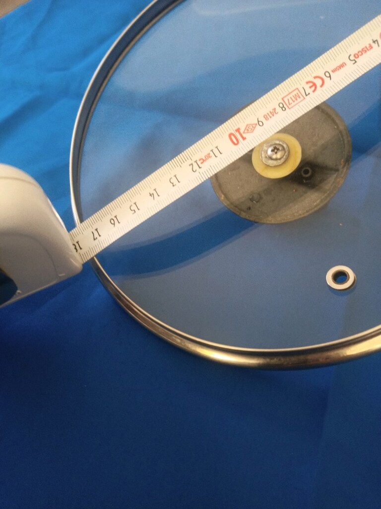 cam tencere tava kapağı çapı 17.5 cm - 7