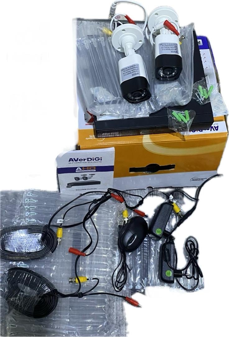 Sıfır Kutulu AVerDiGi 4 Kanal XVR Kayıt Cihazı + 2 Adet 2MP Kamera Set - 2