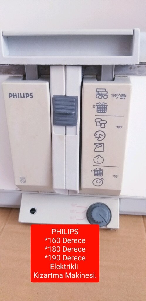 PHILIPS*160 Derece*180 Derece*190 DereceElektrikli Kızartma Makinesi. - 7
