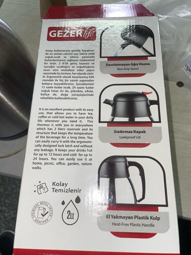 GEZER LİFE PASLANMAZ ÇELİK TERMOS - 2
