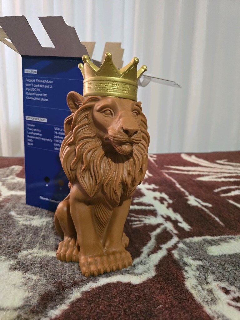 Aslan şeklinde ses sistemi - 3