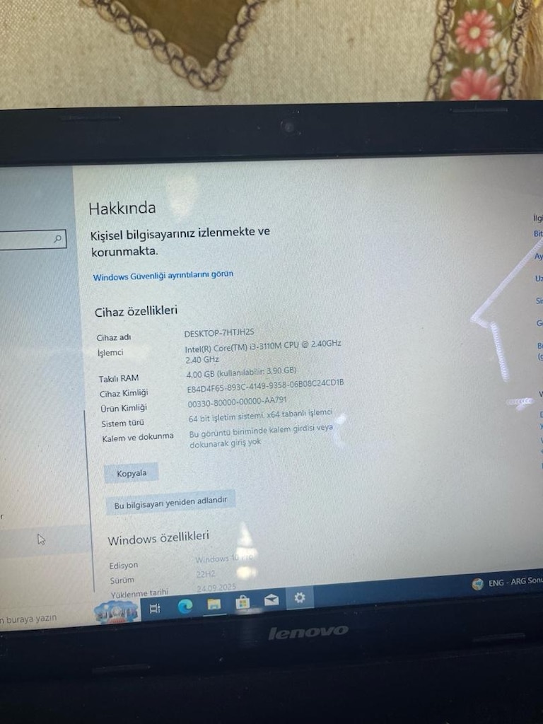 Lenovo G5000 Dizüstü Laptop - 10