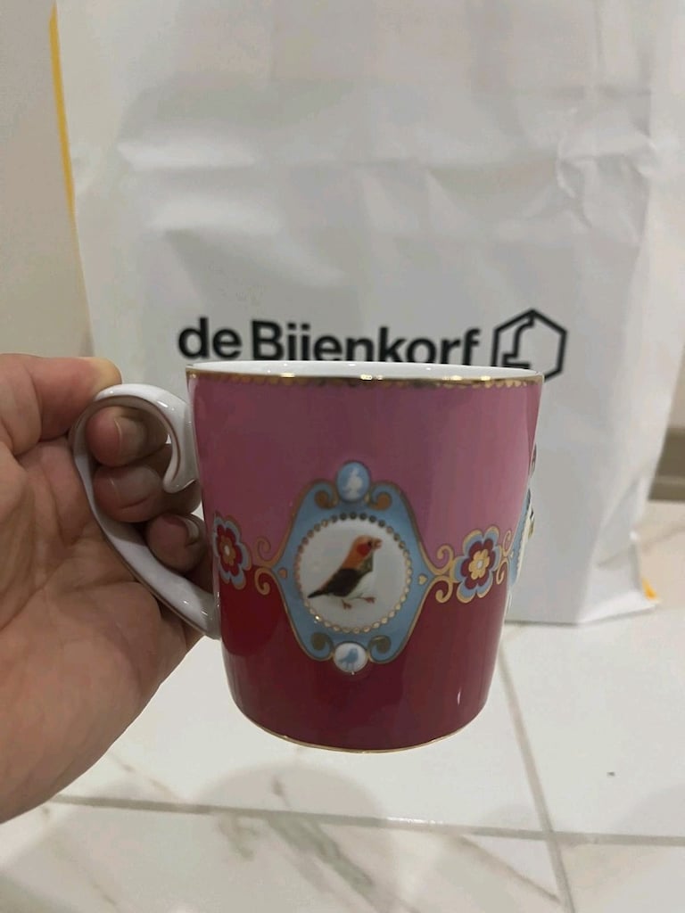 Pip Studio Love Birds Kırmızı Kupa - 5