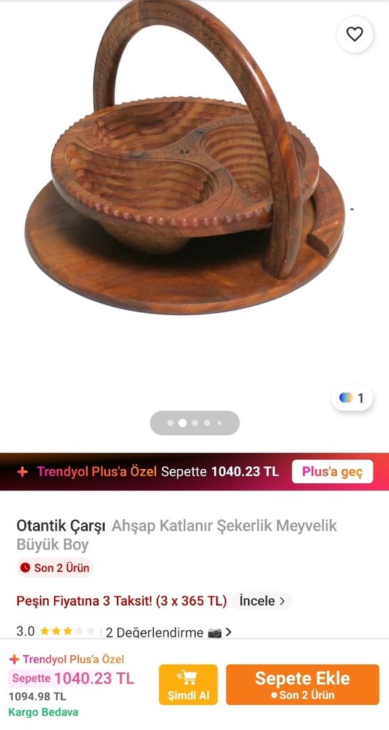 katlanabilir ahşap şekerlik/sunumluk - 7