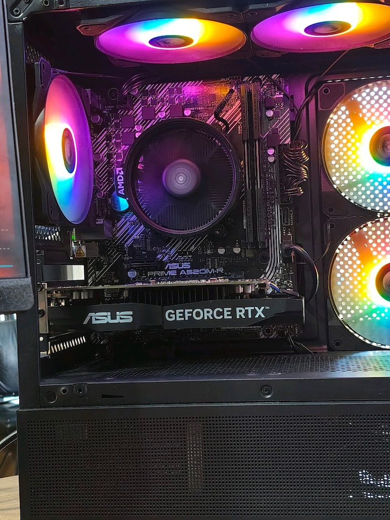 RTX 3050 RYZEN5 5500 16GB RAM 500GB M2SSD 500W AKVARYUM OYUNCU - 4