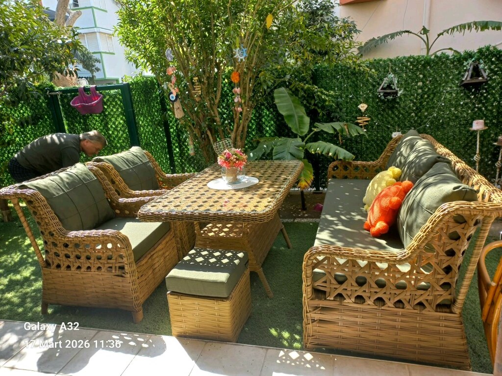rattan koltuk takımı, bahçe balkon mobilyasi - 10