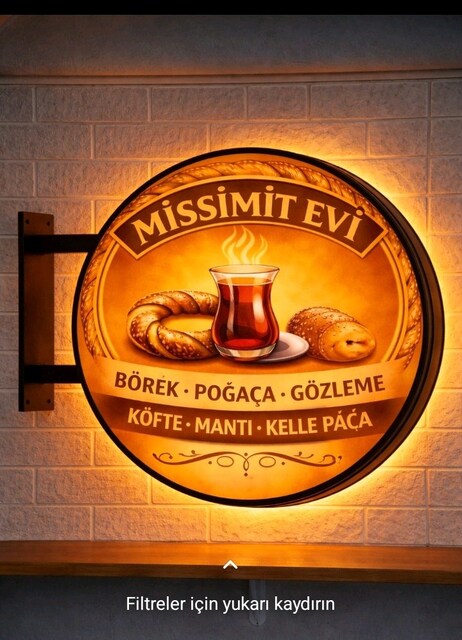 ışıklı dönen tabela