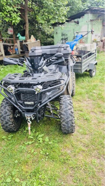 1yıl garantili römorklu ofroad atv