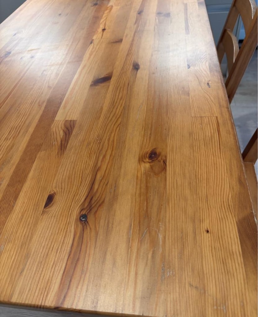 IKEA MASIF ÇAM YEMEK MASASI TAKIMI - 4