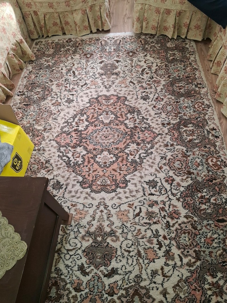 Isparta Halısı Has Yün El Dokuma Yeni Çok Temiz - 6