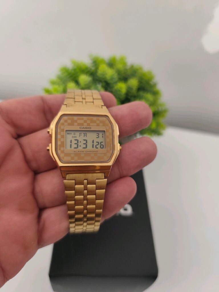Orjinal Casio A159WGEA Erkek Kol Saati - 5
