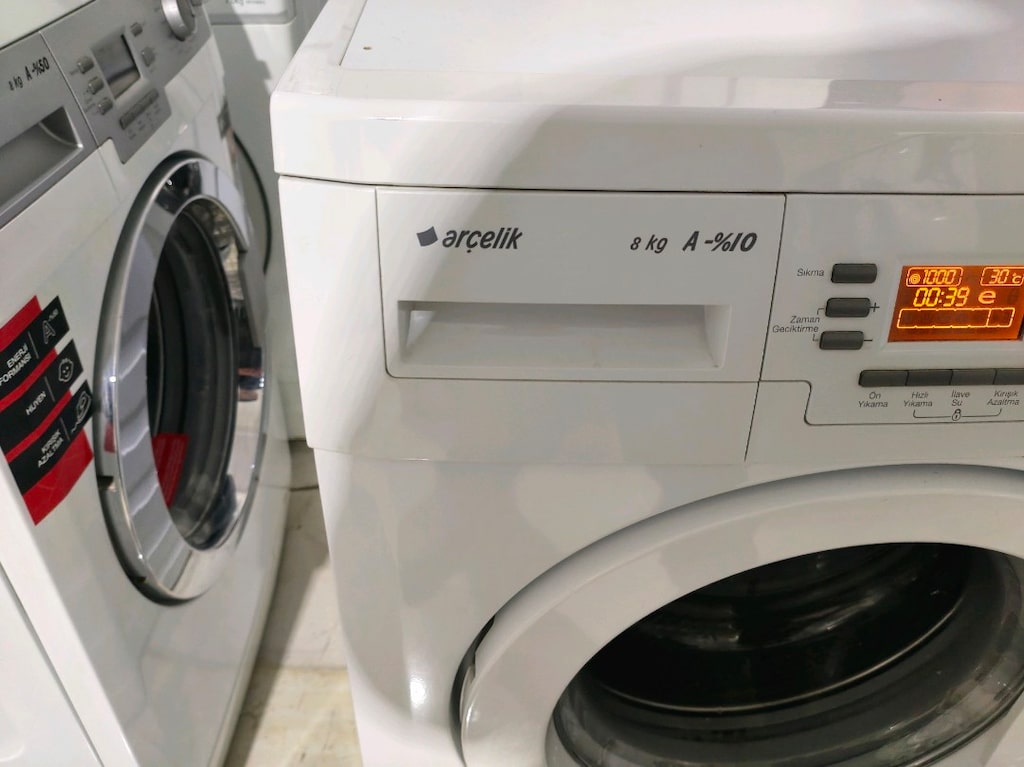 Arçelik 8 kg A+++ enerji 1000 devir çok temiz çamaşır makinesi - 2