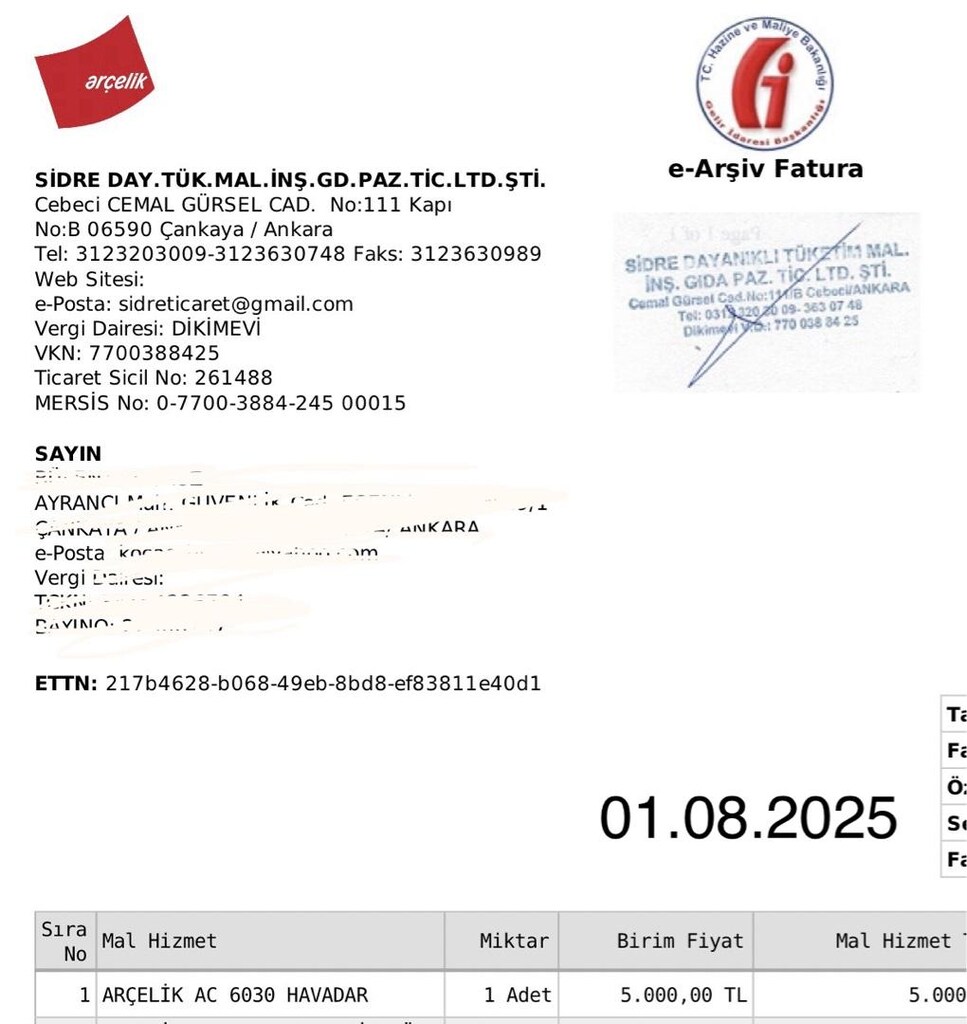 Arçelik AC 6030 Hava Soğutucu - 7