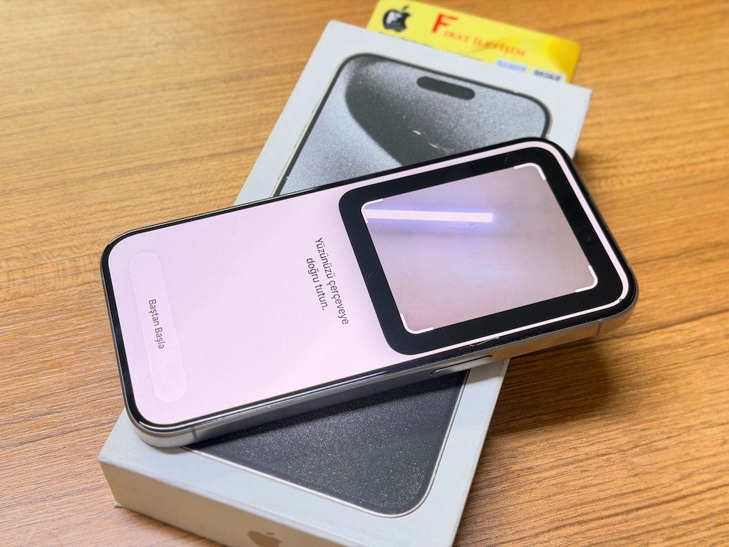 İPHONE 15 PRO 128GB NATURAL PİL%95 GARANTİLİ SERİ DEĞİŞENSİZ... - 6