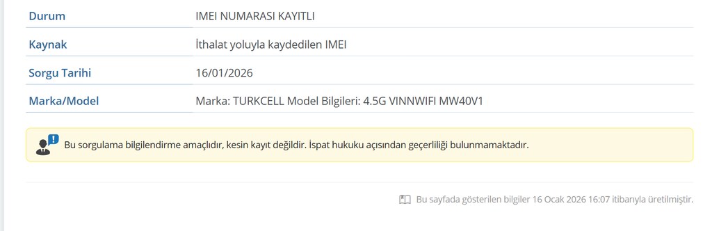 Turkcell 150 Mbps 4.5G Taşınabilir Modem (MW40V1) - 6