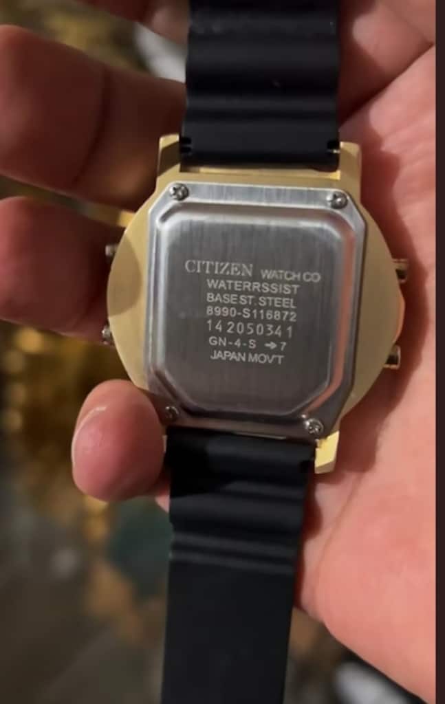 Nadir Buluntu Citizen Ana-Digi Temp Gold Vintage Kol Saati - 2