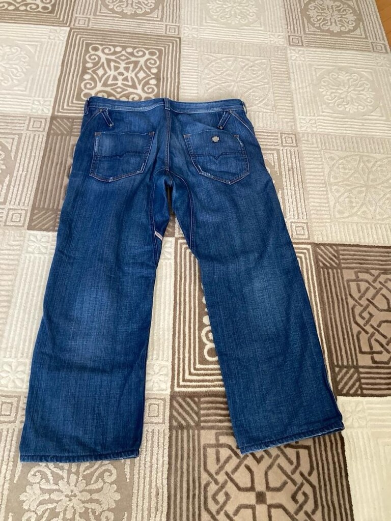 KOT PANTOLON ORİJİNAL ERKEK DIESEL PHEYO W38 L 34 BOYU 105 cm - 2