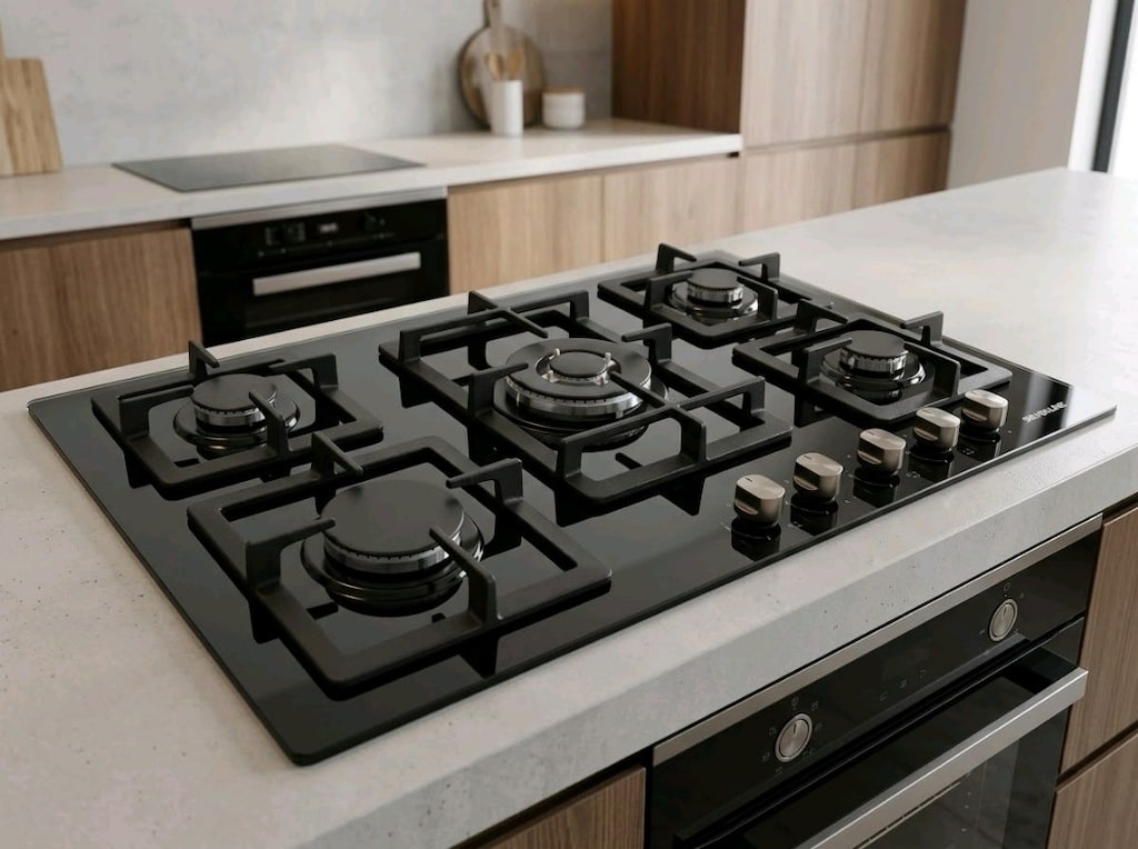 Silverline Siyah Cam Ankastre Set (Fırın + Ocak + Aspiratör) - 3