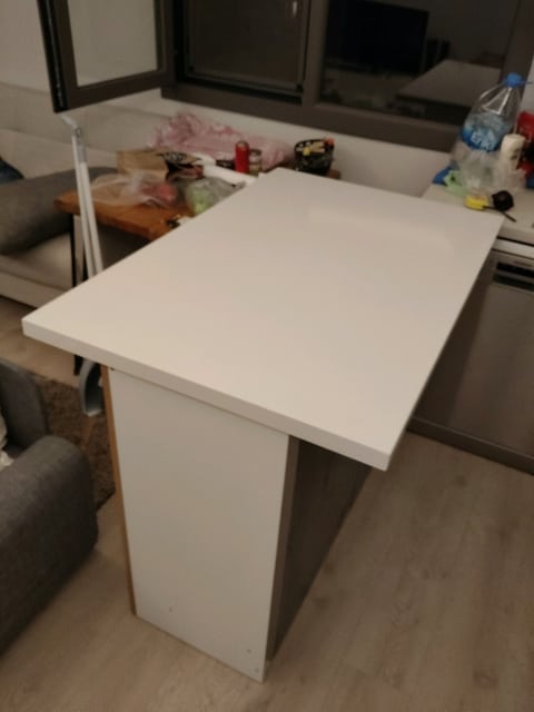 sıfır kullanılmamış ada mutfak
