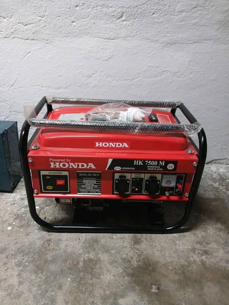 SIFIR HONDA HK 7500 M BENZİNLİ JENERATÖR (İPLİ) - 9