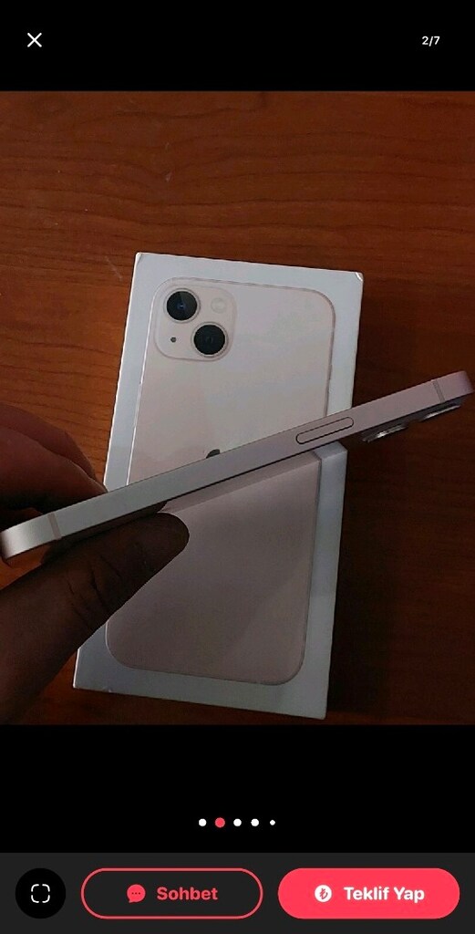İphone 13 Pembe Sıfır Kapalı Kutu - 2