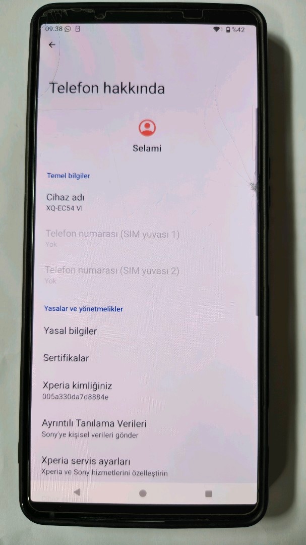 Sony experia I-VI - 6