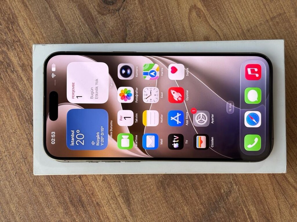 İPHONE 15 PRO MAX 256 GB PİL SAĞLIĞI 78 - 8