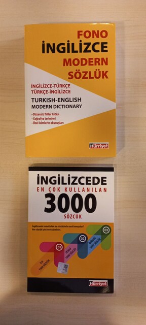 FONO İNGİLİZCE-TÜRKÇE SÖZLÜK VE İNGİLİZCENİN TEMELİ 3000 SÖZCÜK KİTABI
