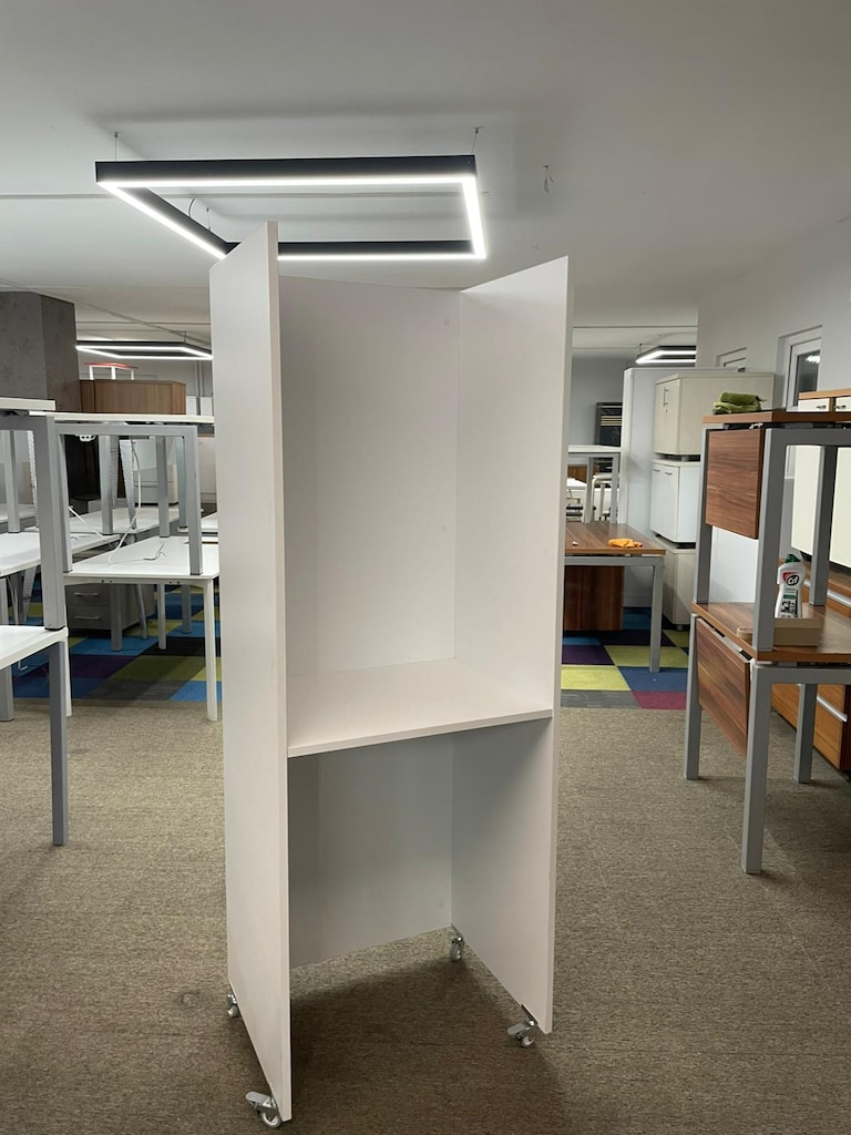KLAS OFİS ÜSKÜDAR 60X180X50 BEYAZ KAPALI BOY KABİN - 2