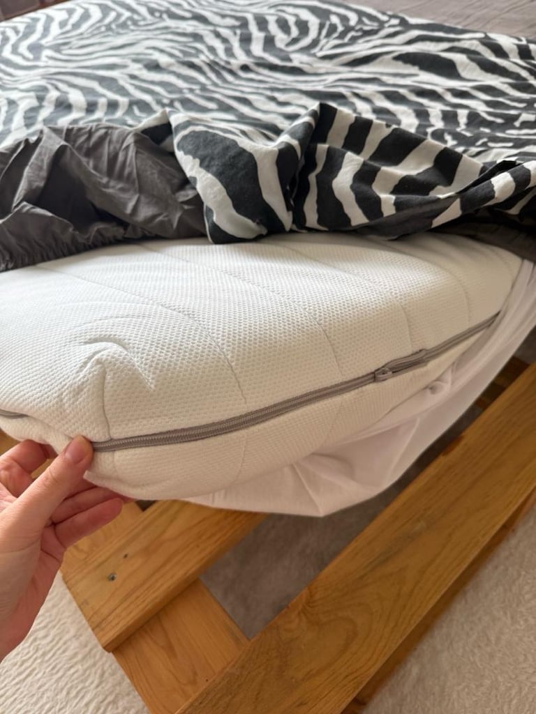 palet karyola & IKEA yatak - 3
