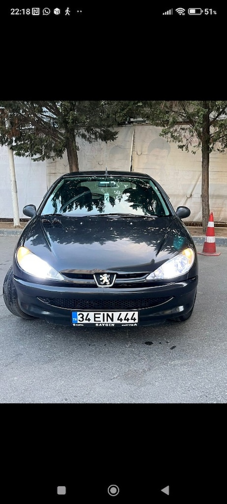 2005 1.4 BENZİN VE LPG Lİ PEUGEOT 206 - 2