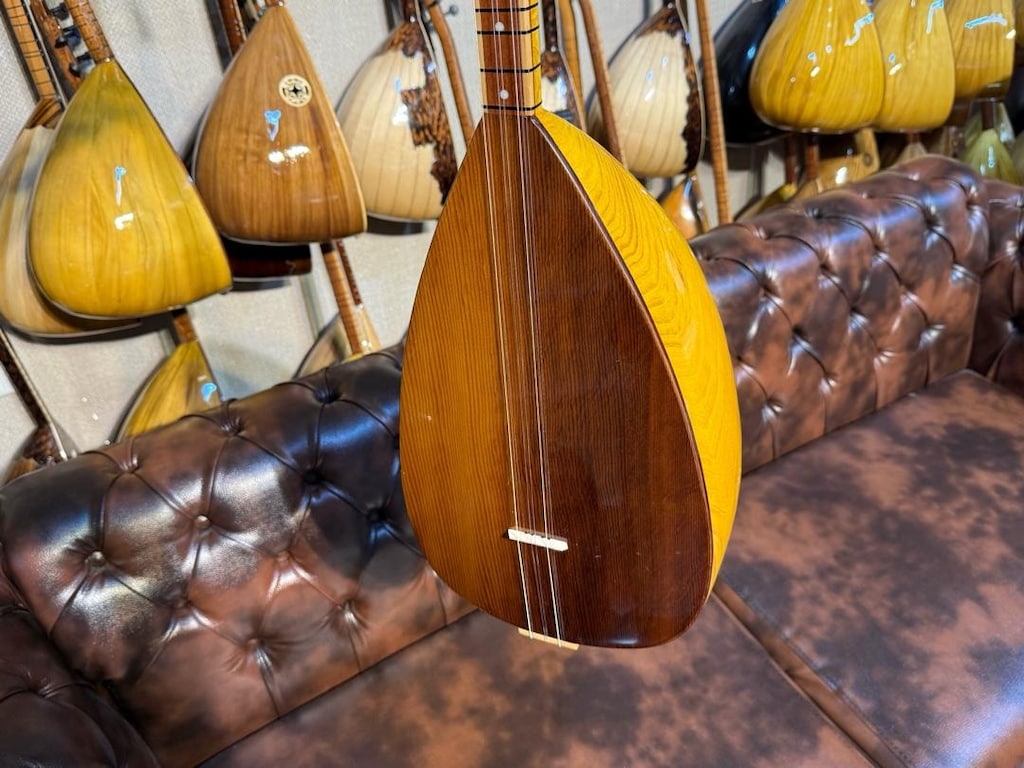 TAM PROFESYONEL 41 TEKNE OYMA DUT AĞACI KISA SAP BAĞLAMA SIFIR SAZ - 6