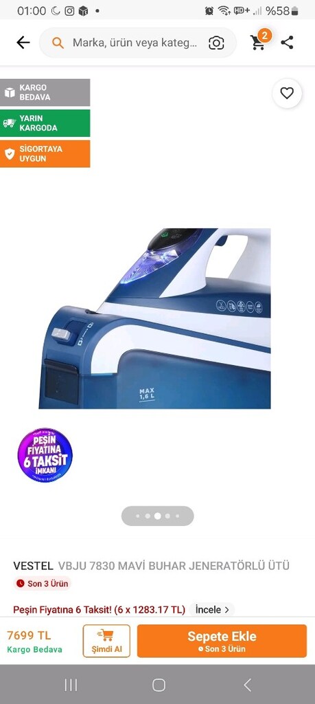 vestel kazanli ütü - 2