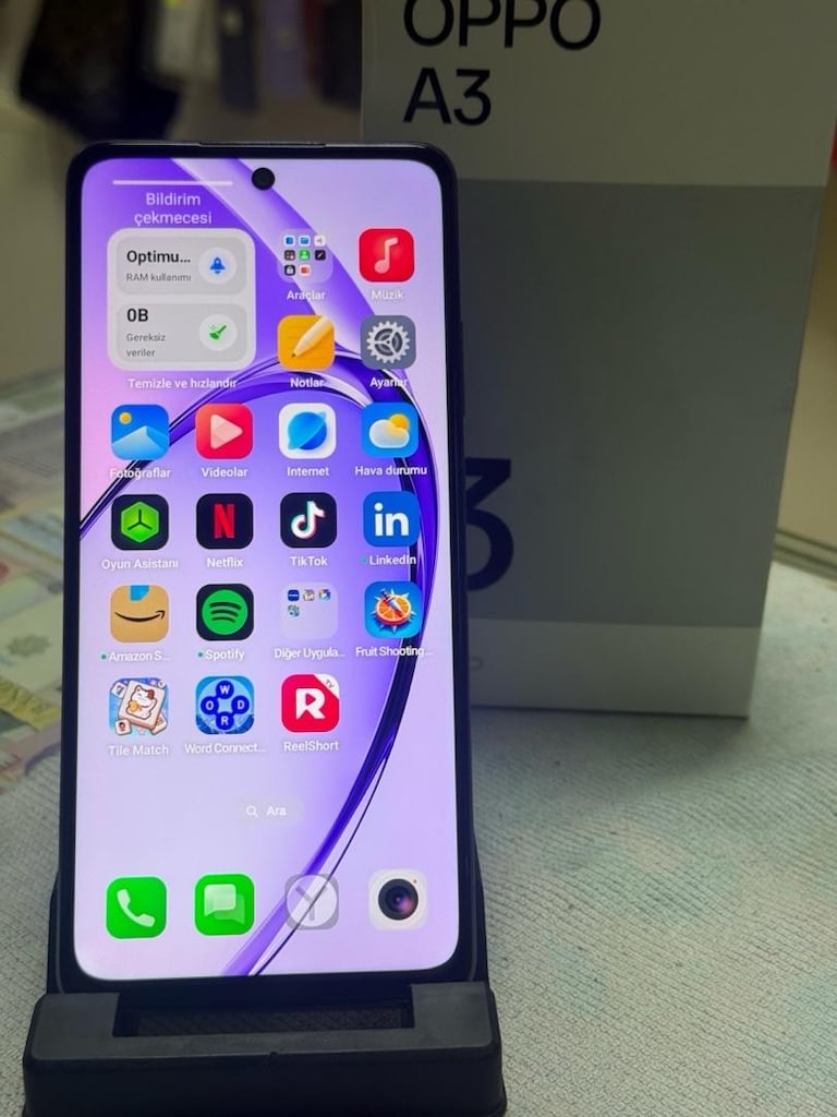 Oppo A3 128/6gb 5 ay garantili - 5