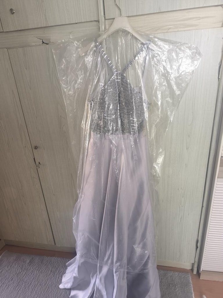 Matron’s Marka Pullu Detaylı Şık Abiye Elbise (36 Beden / S) - 7