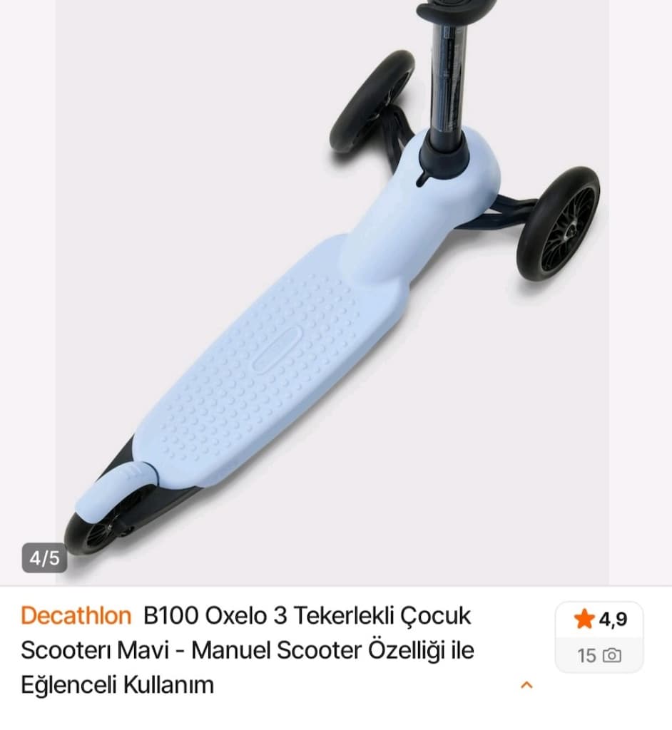 OXELO B1003 TEKERLEKLİ ÇOCUK SKOOTER İ - 3