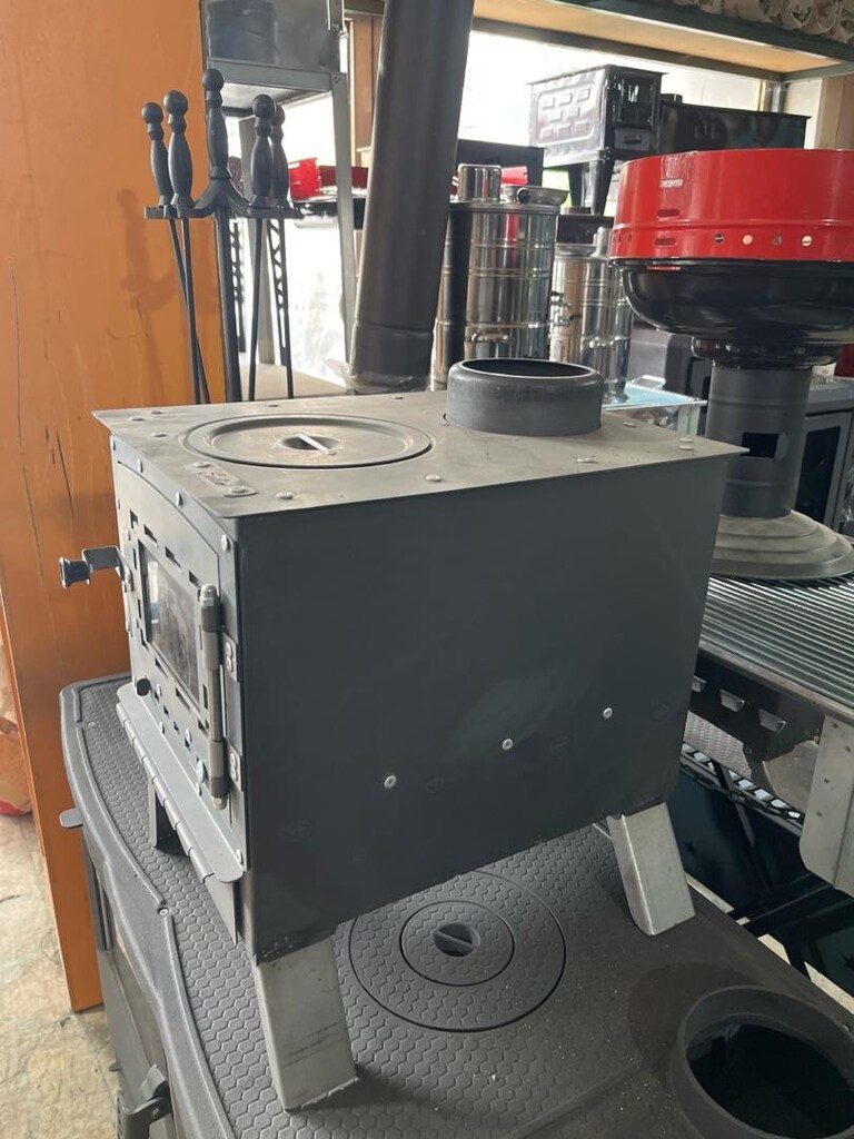 ayakları katlanabilen camlı kamp sobası - 2