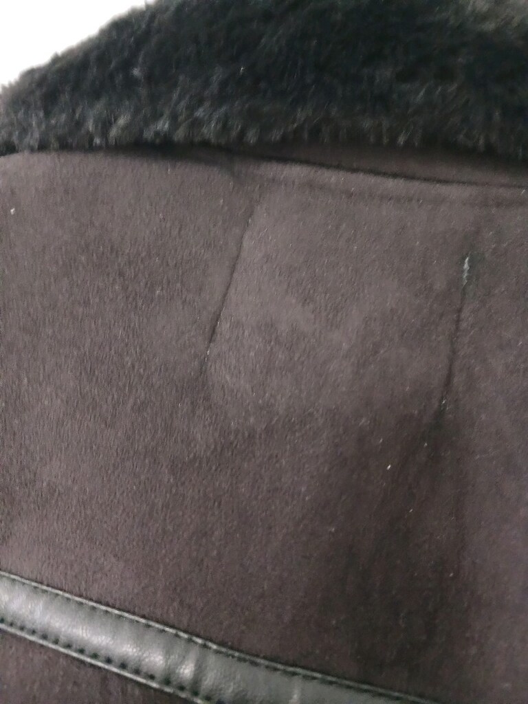 Stradivarius bayan M beden sıfır süet kısa kaban - 3