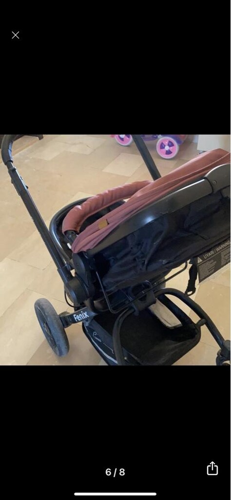 Pierre cardin bebek arabası pusetli - 6