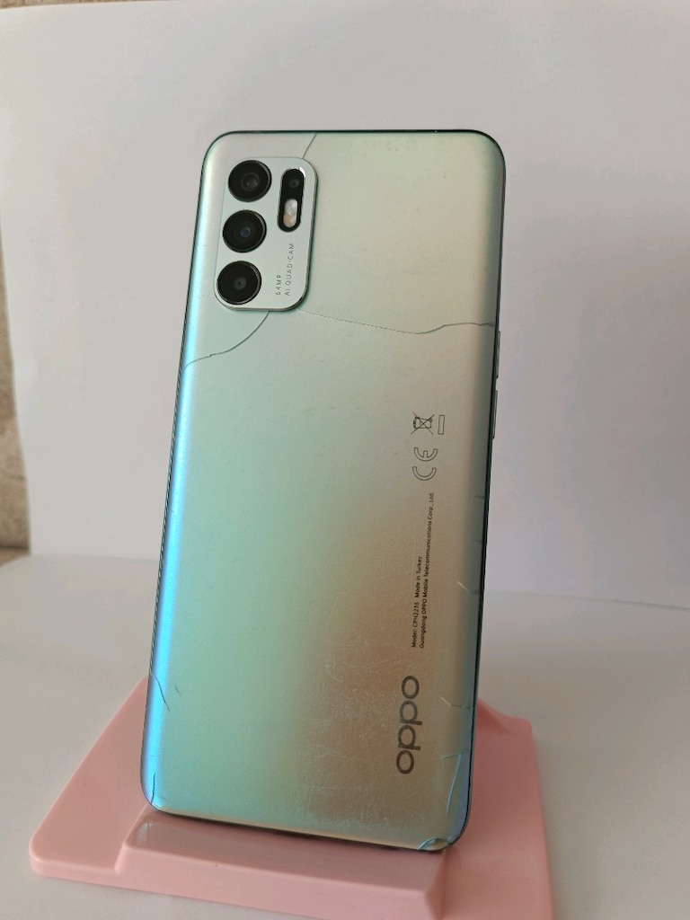Oppo reno 6 128 gb arka kapak kırık harici hatasız emsalsız temizlikte - 11
