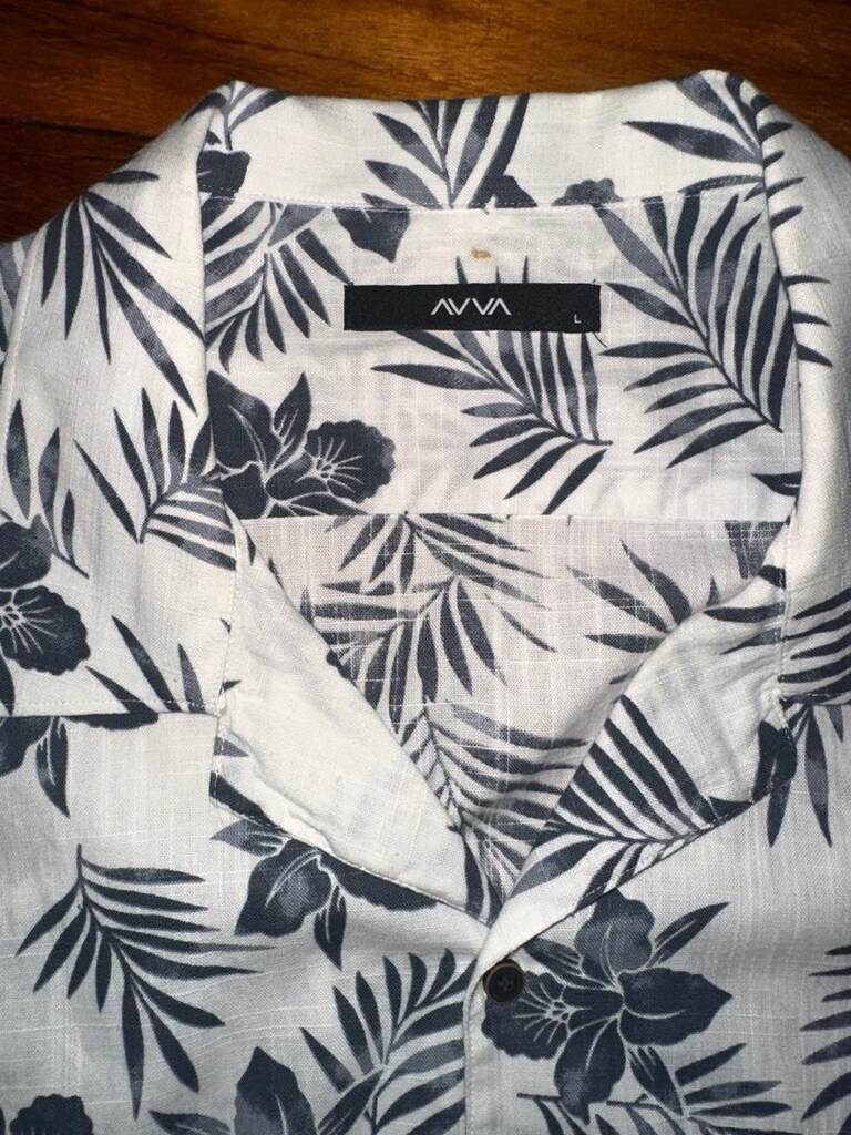 AVVA Çiçek desenli Hawai model kısa kollu Tshirt - 4